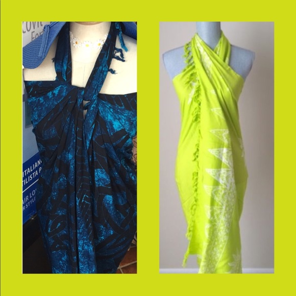 The Lavender Versatile Sarong Cover Up. 64” by 45” - Picture 7 of 8