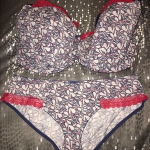 Panache Cleo bra and panty set 34H