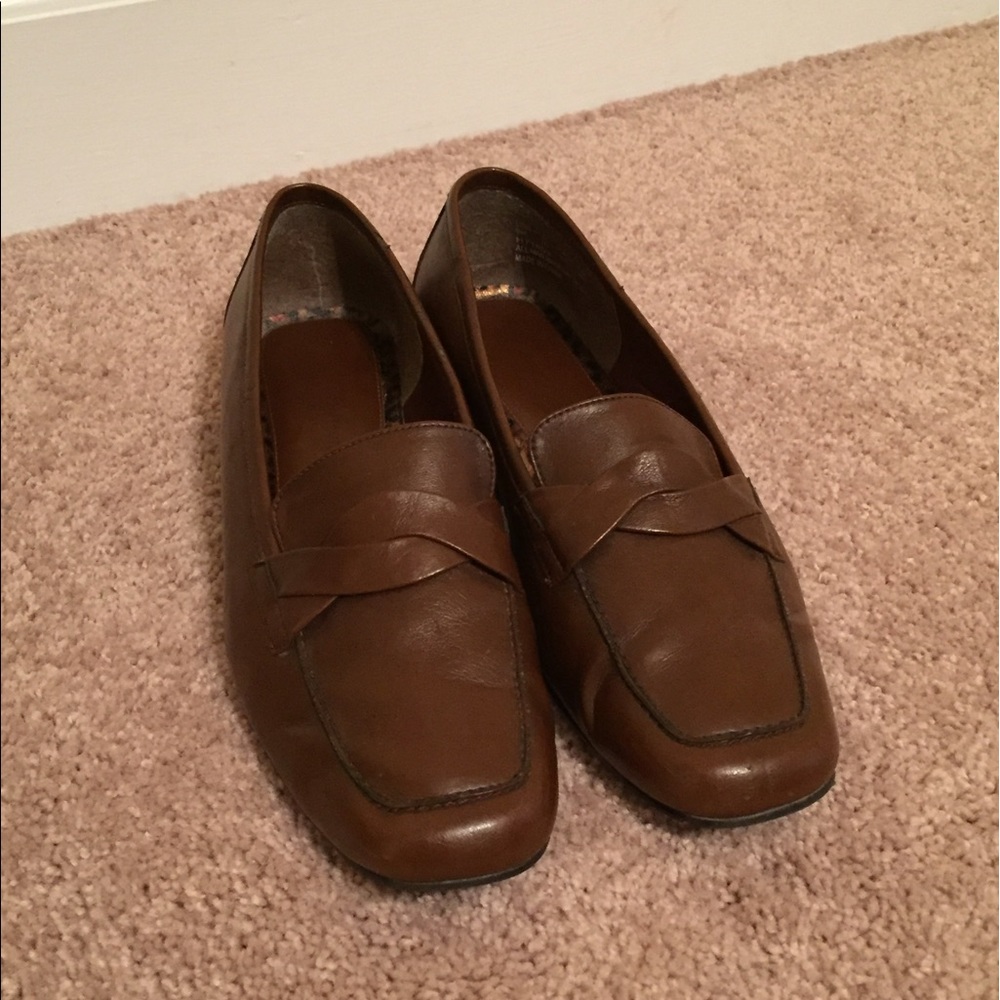 Brown Leather Loafers