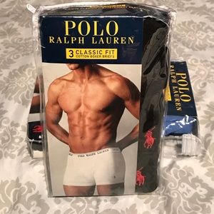 Polo Ralph Lauren 3 classic fit boxer briefs. NWT