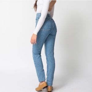 American Apparel High-Waist Jean