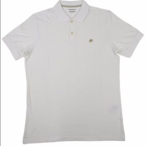 Banana Republic Men's Short-Sleeve Polo White