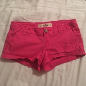 Pink Hollister shorts