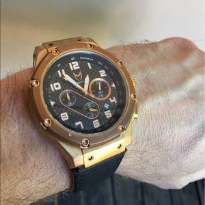 Meister Ambassador Men's Watch Rose Gold black