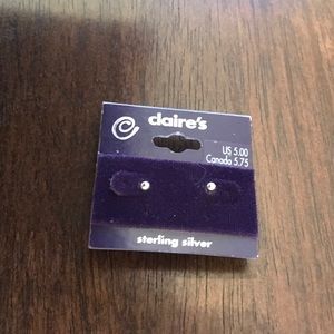 Brand new (never worn) sterling silver earrings.