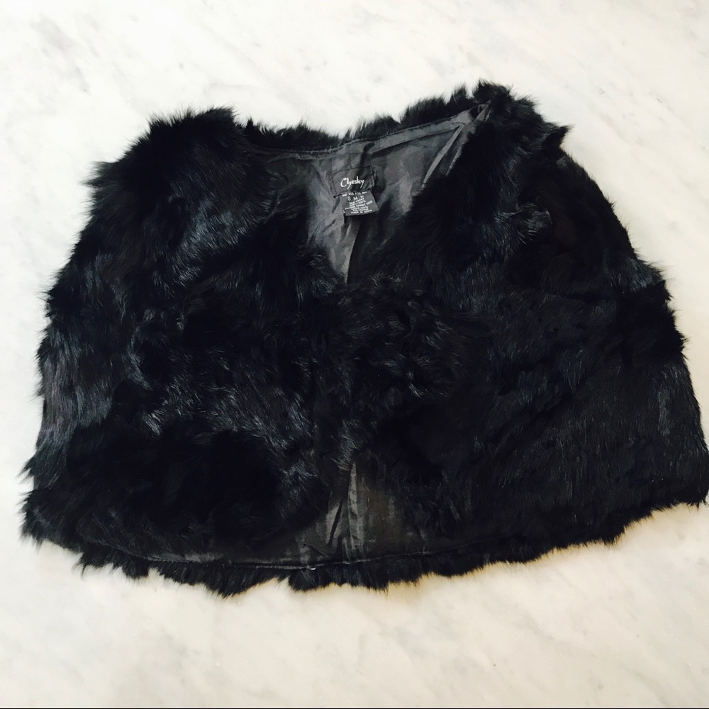 Real Rabbit Fur Stole Vintage