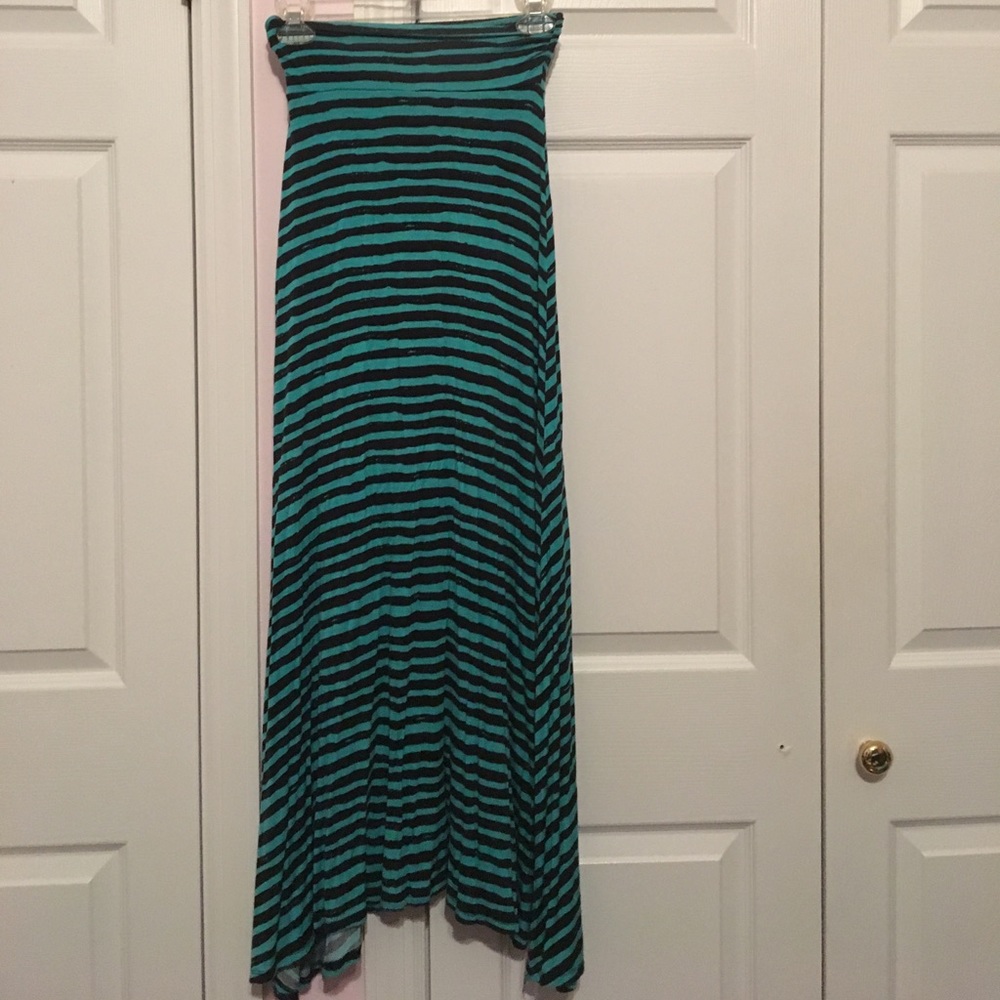 Wet Seal Stripped Maxi Skirt