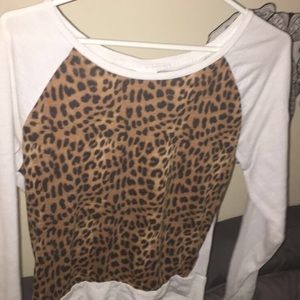 Victoria secret long sleeve cheetah top