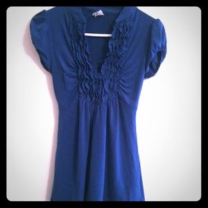  HeartSoul Dress Shirt - Teal - Tie Back Small