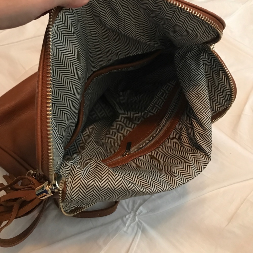 Brown leather purse - Picture 5 of 6