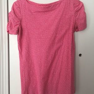 Pink polka dot Lilly Pulitzer top
