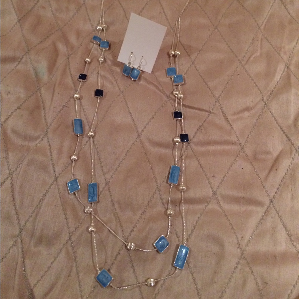 New necklace and earrings