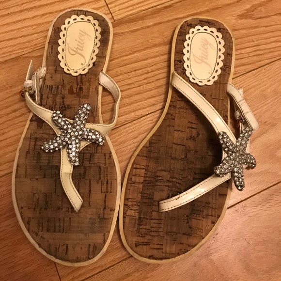 Juicy Couture star fish slippers - Picture 1 of 2