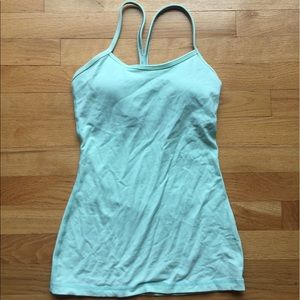 Lululemon Tank, Power of Y, Size 2, Mint Green