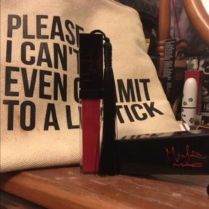 MAC Min Liu Lipglass in Fortune Red