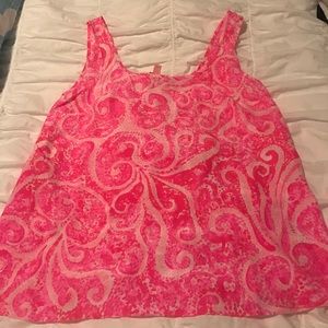 EUC Size S Lilly Silk Tank