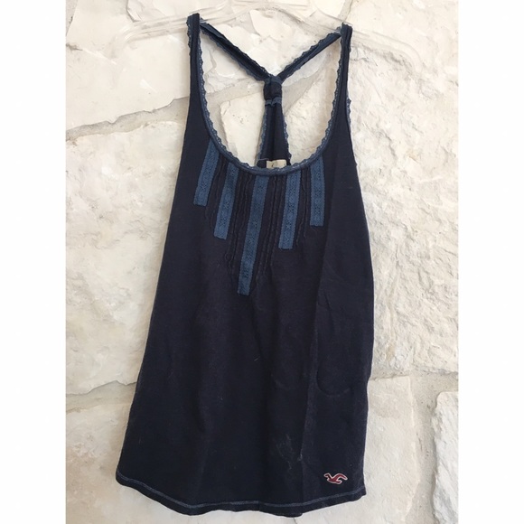 Hollister Navy Tank Top - Picture 1 of 2
