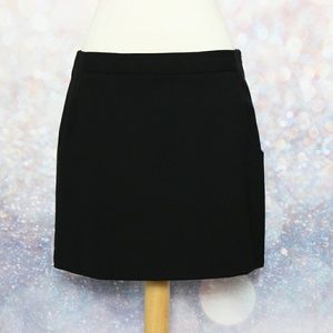 Theory Black Mini Skirt with Pockets