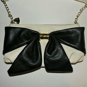 Betsey Johnson Large Bow Crossbody Bag