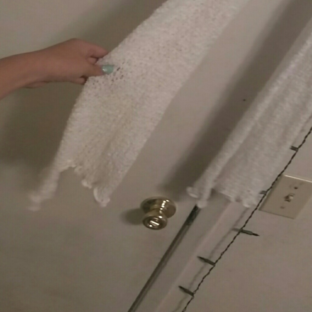 White scarf