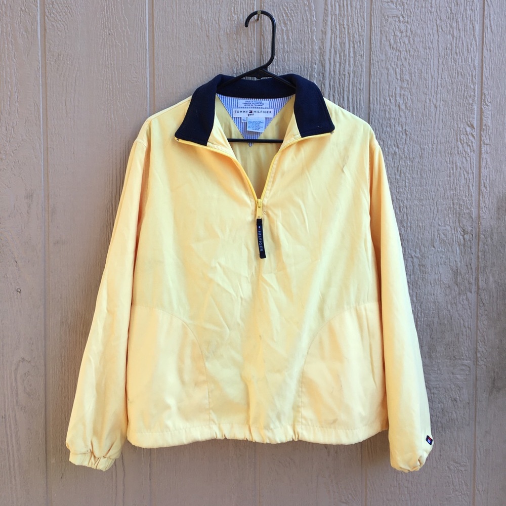 Tommy Hilfiger Yellow Golf Pullover