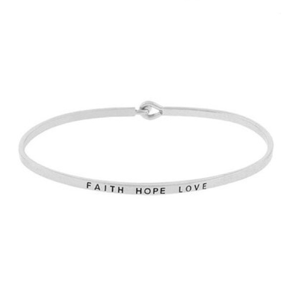 Accessories - Faith Hope Love Bracelet