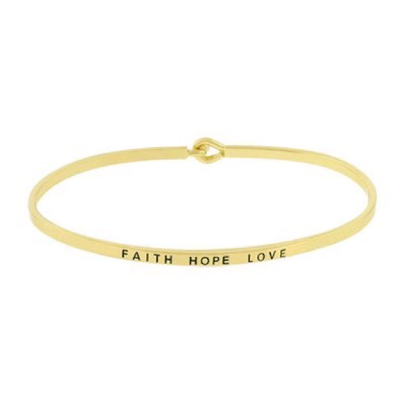 Faith Hope Love Bracelet - Picture 2 of 2