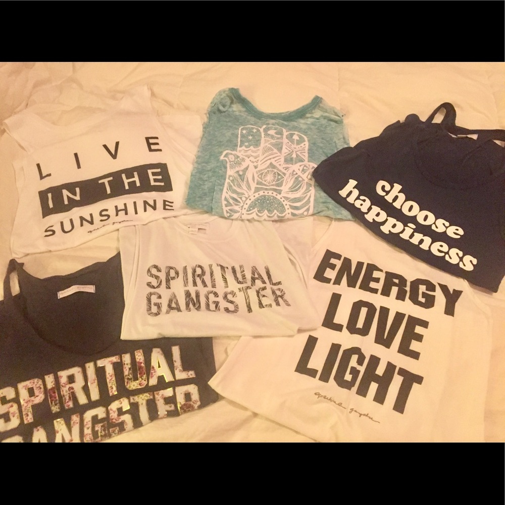 Spiritual gangster yoga tops lot! Mediums!