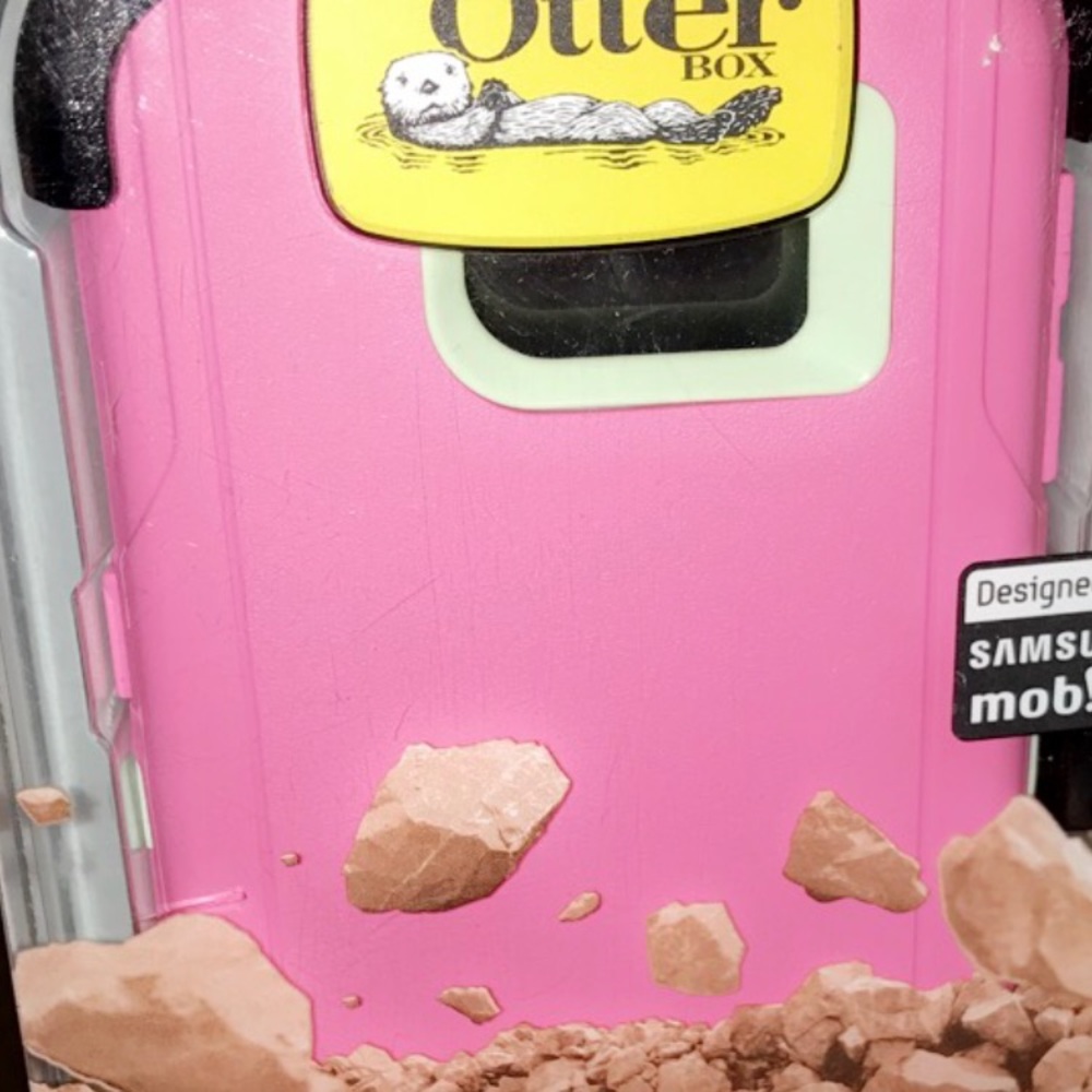 Samsung S6 Otterbox Defender Hot pink 💓💓