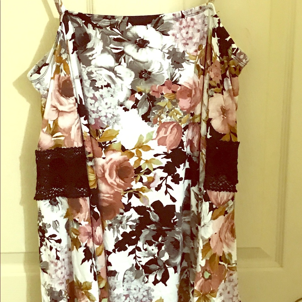 Floral off the shoulder top