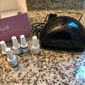 Nail shellac LED light & polishes