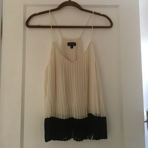 Cream/Black TOPSHOP top