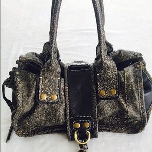 Authentic Chloe Ascot pebbled leather bag