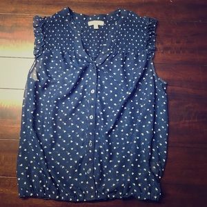 Polka-heart Top