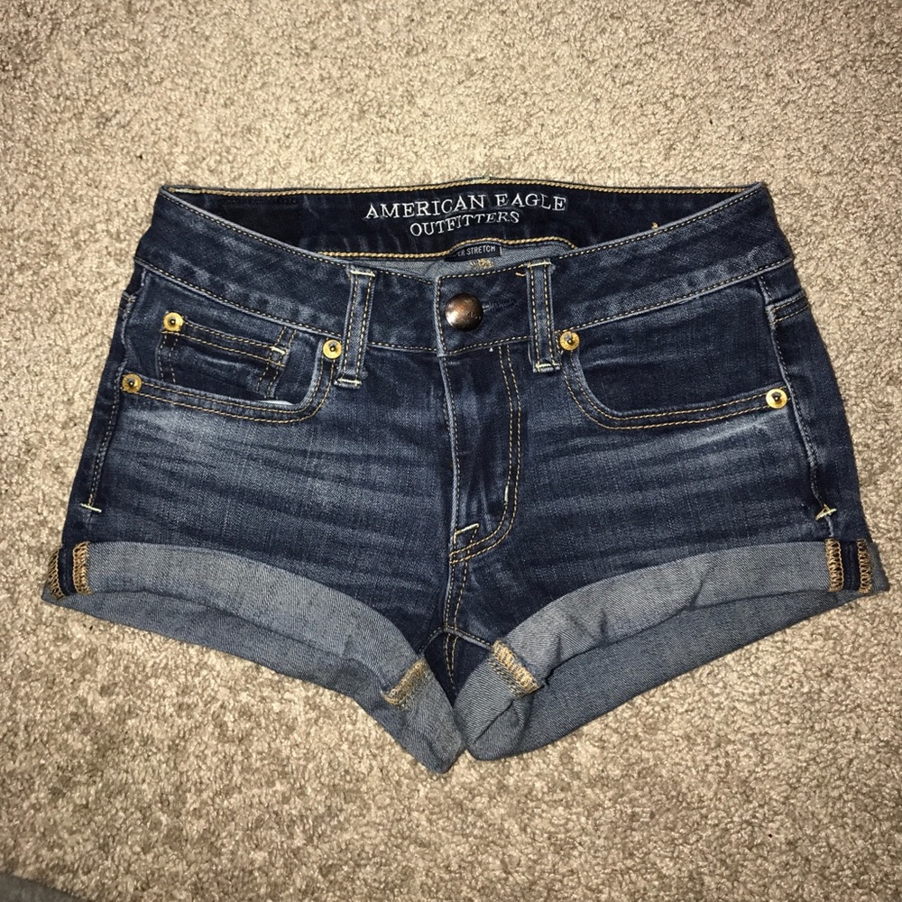 Dark Jean Shorts (AE)