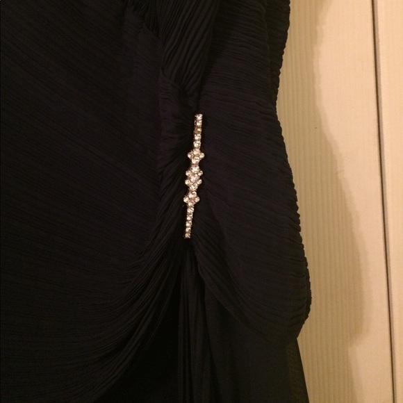 Mother of the Bride dress size 18 navy blue - Picture 3 of 4