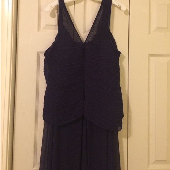 Mother of the Bride dress size 18 navy blue - Picture 4 of 4