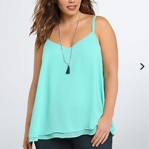 Mint Green Chiffon Cami