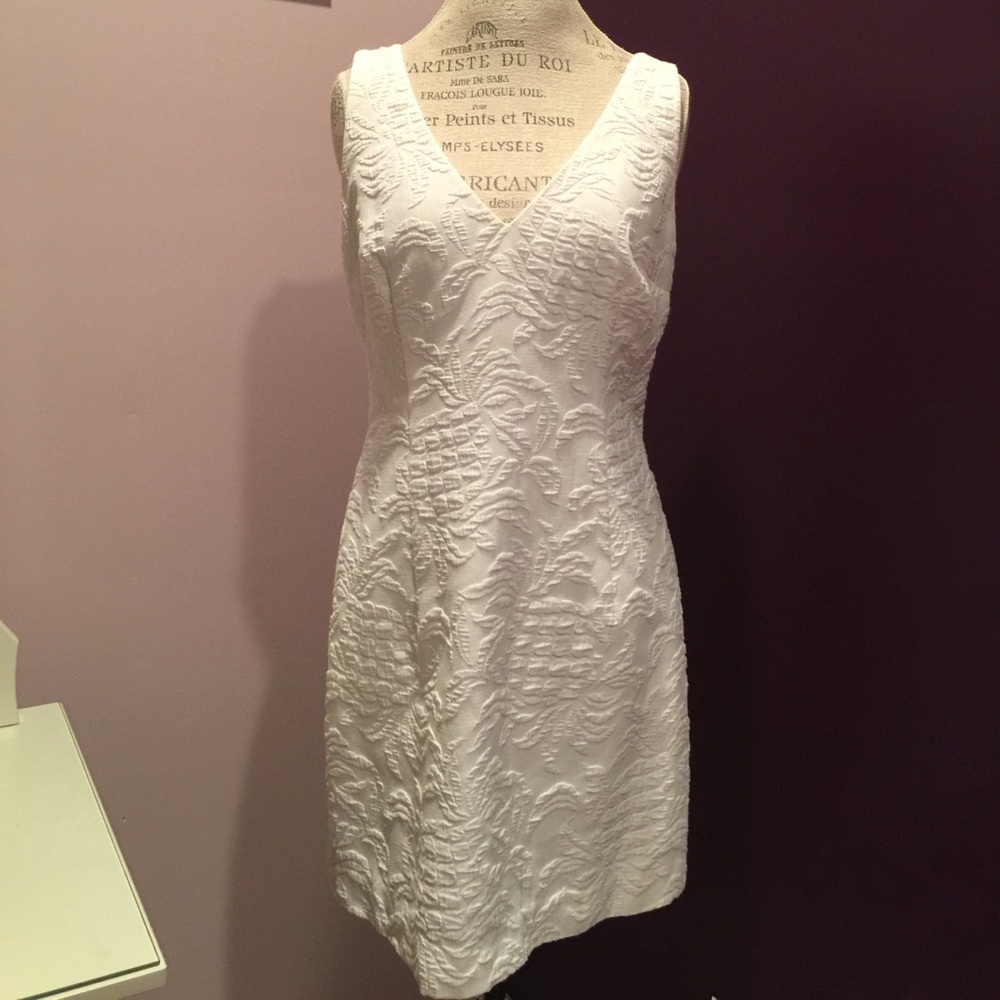 White Lilly Pulitzer pineapple dress