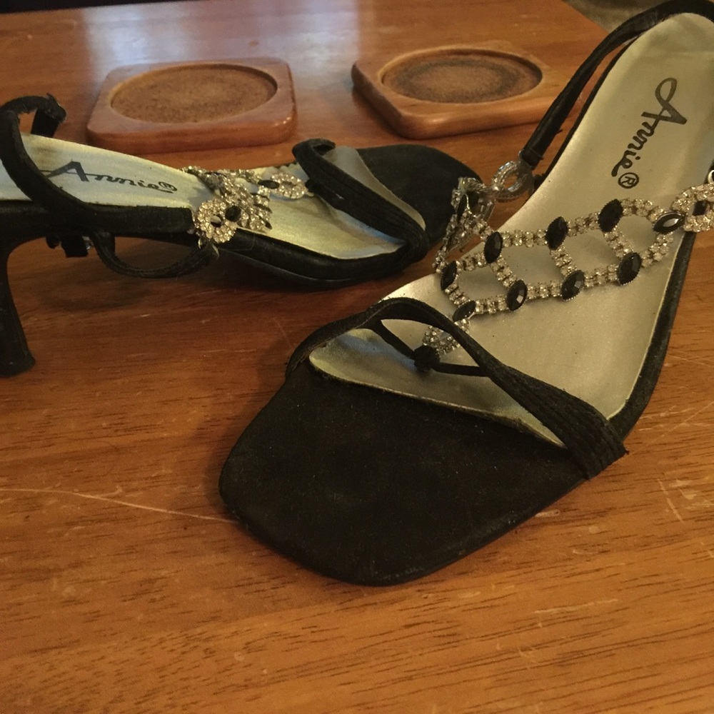 Black glam heels