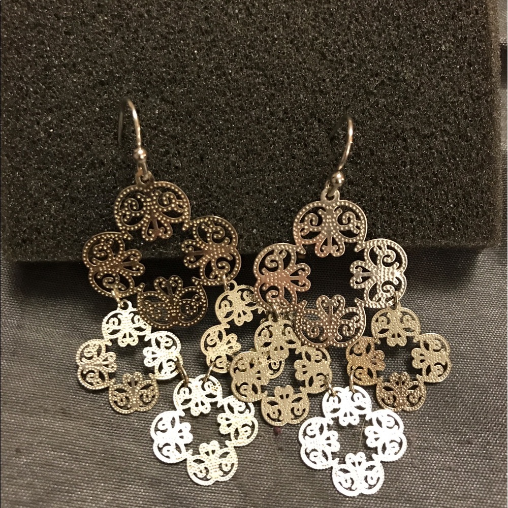 Lia Sophia Chime Silver Earrings