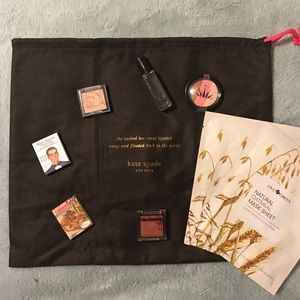 The Balm eyeshadow and blush & other samples +mask