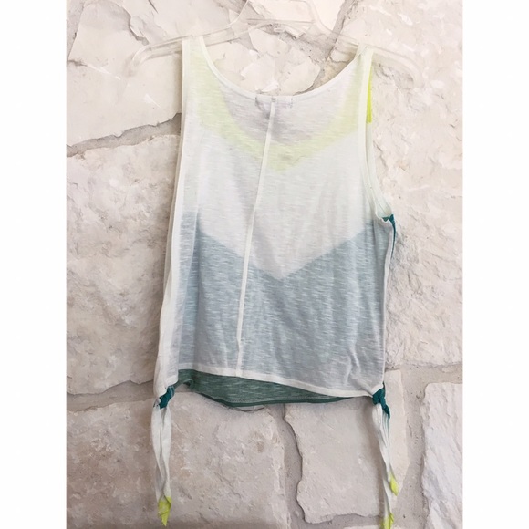 Geometric Color Block Tank with Metallic Detail - Picture 2 of 2