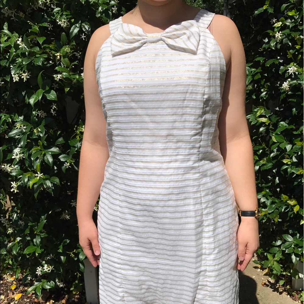 Beautiful white and gold Lilly dress