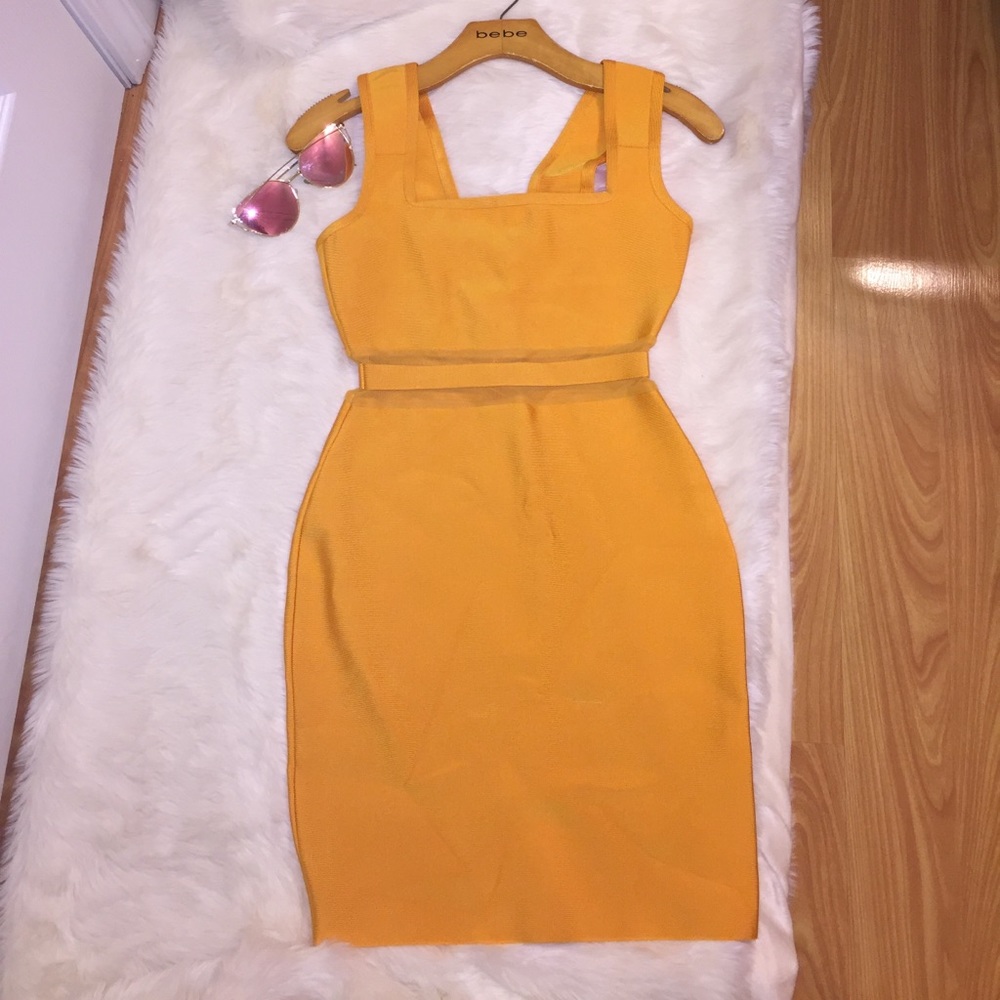 Gorgeous! Orange Bodycon Dress