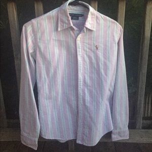Pretty purple women's Ralph Lauren button down