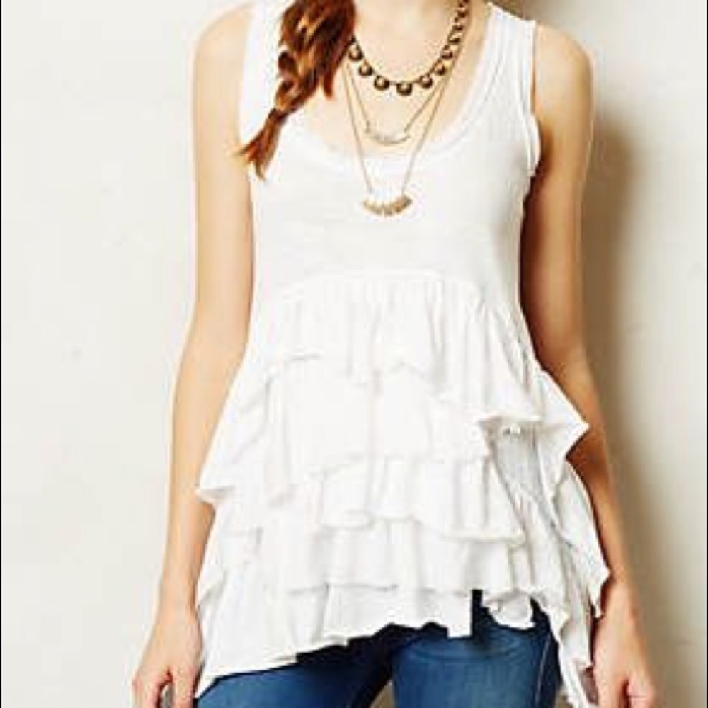 Anthropologie Meadow Rue Petticoat Tank