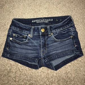 Dark Wash Jean Shorts (AE)