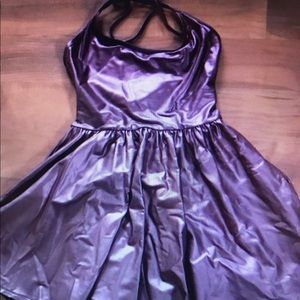 American Apparel Metallic Skater Dress