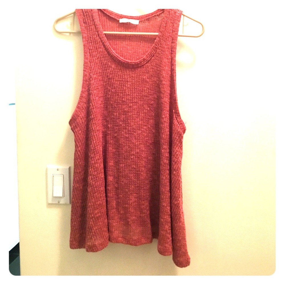 Lush brand knit sleeveless top